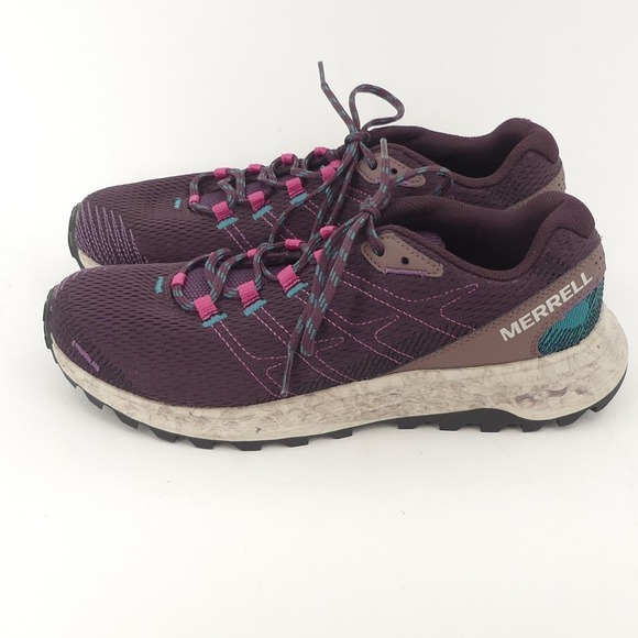 Merrell Fly Strike Shoes Womens Size 10 Purple Trail Running Athletic Sneakers - Picture 1 of 10
